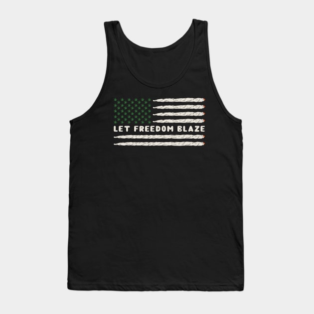 Let Freedom Blaze Joints Tank Top by GoodnRich MoreLife